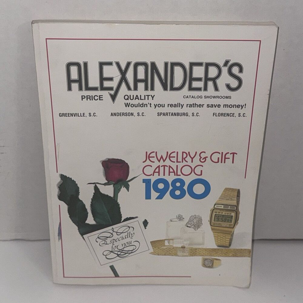 1980 Alexander’s Catalog South Carolina Vintage Toys Electronics Jewelry SC 380